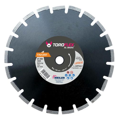 Toroflex Favorit aszfalt gyémánttárcsa d350x25.4/SH10 (010301-0190)