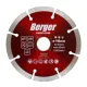 Berger szegmentált gyémánttárcsa 350x25,4/SH8mm (010301-0238)