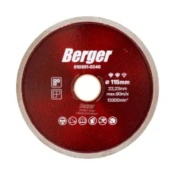 Berger csempe gyémánttárcsa 115x22,23/SH5mm (010301-0240)