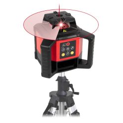   Berger akkus forgólézer vörös kofferben állvánnyal ZSP208 (020804-0209)