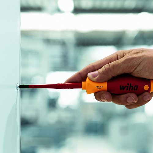 Wiha SL4,0x100 SoftFinish electric slimFix VDE lapos csavarhúzó (35390)