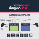 Berger automata fejpajzs Magic metálfekete (050207-0171)