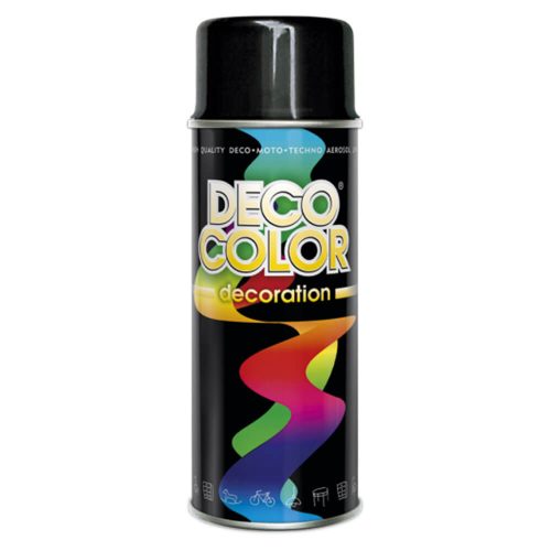 Deco Color RAL 9005 fényes fekete spray 400ml (D10140)