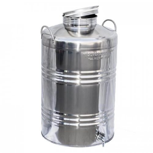 Inox kanna füles 50L csappal (10407)