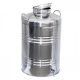 Inox kanna füles 20L csappal (10409)