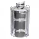 Inox kanna füles 100L csappal (10410)
