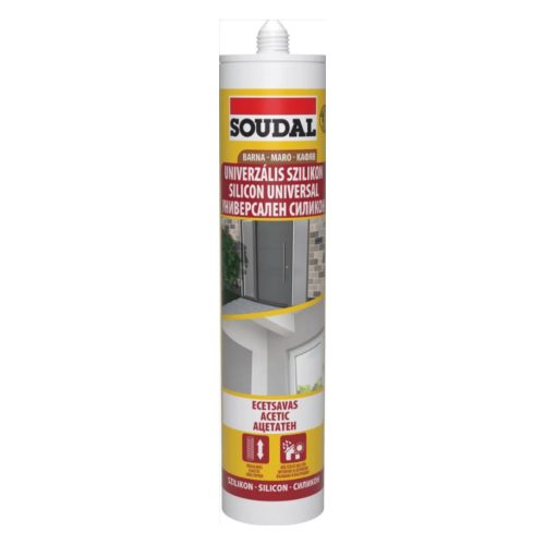 Soudal univerzális szilikon szürke 280ml (109711)