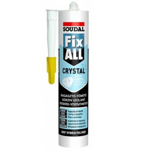 Soudal Fix All Crystal fehér ragasztó 290 ml (111715)