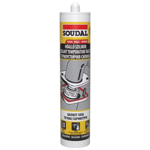 Soudal Gasket seal hőálló szilikon piros 280ml (117975)