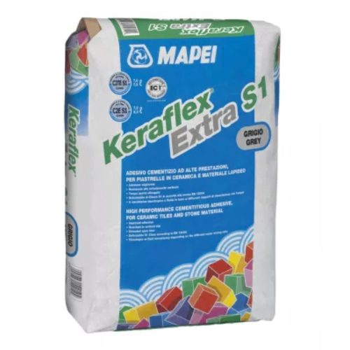 Mapei Keraflex Extra S1 szürke ragasztó 25kg (1194325)