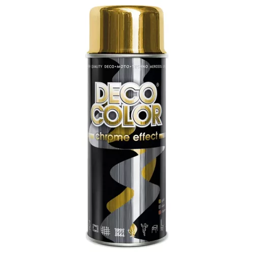 Deco Color chrome effect kóm hatású arany spray 400ml (D12250)