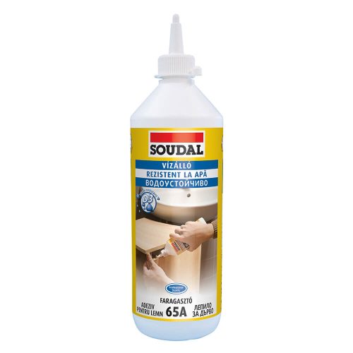 Soudal D3 vízálló faragasztó 65A 750 ml (124665)