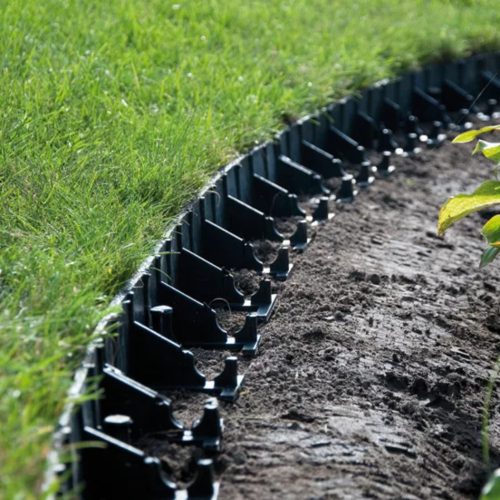 Bradas ágyásszegély fekete 1025/75/45mm (140045)