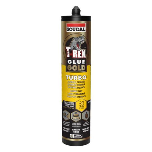 Soudal T-Rex Glue Gold Turbo hibrid polimer szerelő ragasztó (175534)