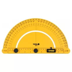 Vorel szögmérő vízmértékkel 250 mm ABS (18473)