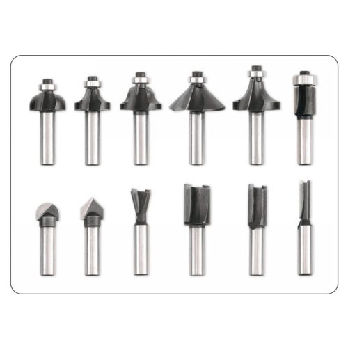 Vorel felsőmarókés készlet 12 részes (22550)