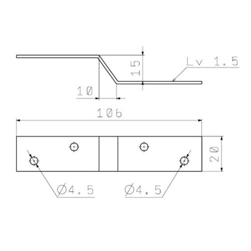 Ablak/ajtó tokrögzítő lemez (2565005103335)