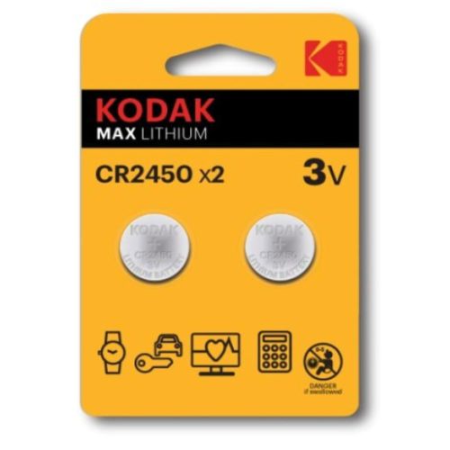 Kodak Ultra Lithium Gombelem CR2450 3V B2 (30417762)