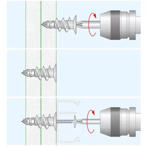 Gipszkarton tipli 6x29mm önfúró (3045126)