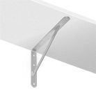 Polctartó konzol fém erősített 200x300x20mm fehér (3214136)