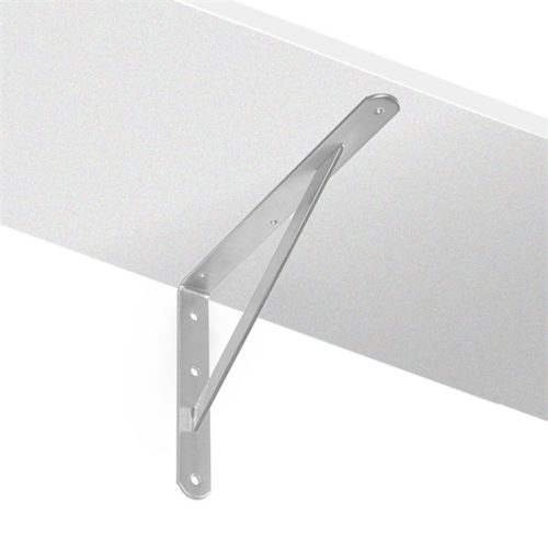 Polctartó konzol fém erősített 330x500x30mm fehér (3214138)