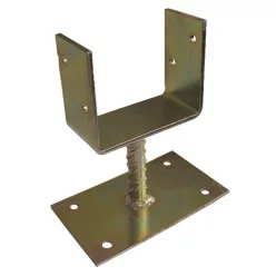   Oszloptartó "U" lecsavarozható talpas 100x60x100mm (3217531)