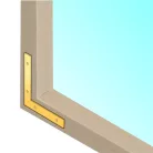 Ablakszegletvas 60x60mm (3254051)