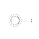 Bútorzár C-37 hengeres +2 kulcs (3284813)