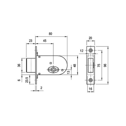Elzett 700 kétollú felsőzár (3286530)