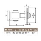 Forgáspont állítható M16 D=50mm (3451046)