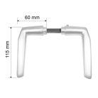 Ajtókilincs 410/F2 eloxált hosszított 110mm (3675146)