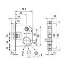 Ajtózár lővér kulcslyukas (3986389)