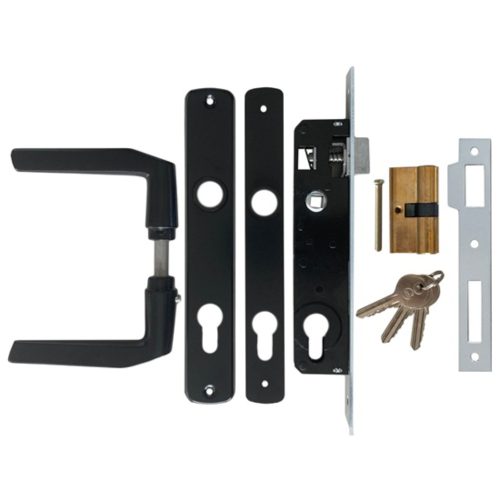 Elzett portálzár szett fekete (3986811)