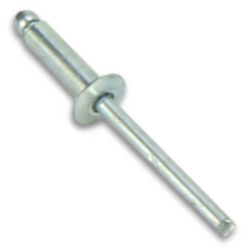 Nyitott félgömbfejű húzószegecs alu-acél 3.2x14mm (50445)