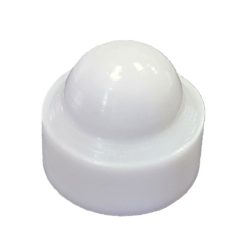 Takarósapka hatlapú anyához csavarhoz M6 fehér (57813)