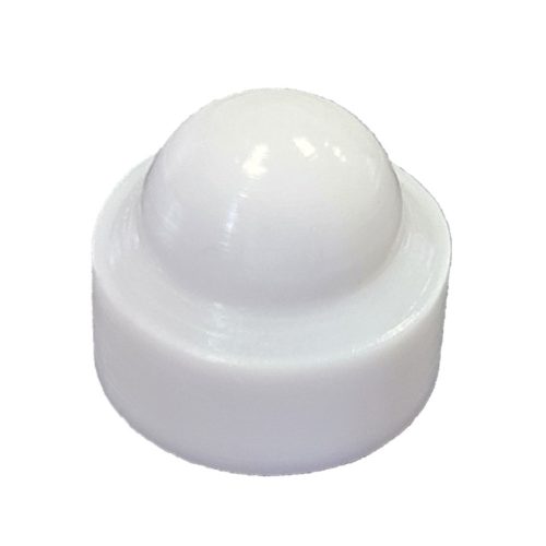 Takarósapka hatlapú anyához csavarhoz M6 fehér (57813)