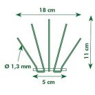 Nature madárriasztó tüske szett 11x18x33cm 3x33cm (6060160)