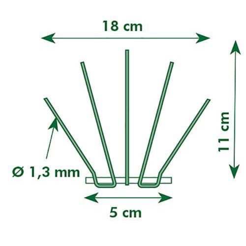 Nature madárriasztó tüske szett 11x18x33cm 3x33cm (6060160)