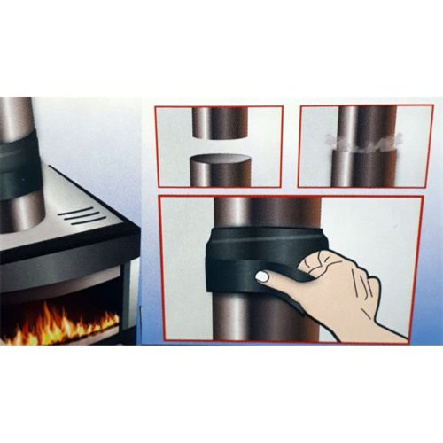 Geko tömítőszalag füstcsőhöz öntapadó hőálló 40mmx9m (8912691)