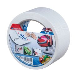 Geko ragasztószalag szövetes 50 mm x 25 m fehér (8912728)