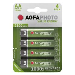 AgfaPhoto akkumulátor AA ceruza 2300mAh (AP2300B4)