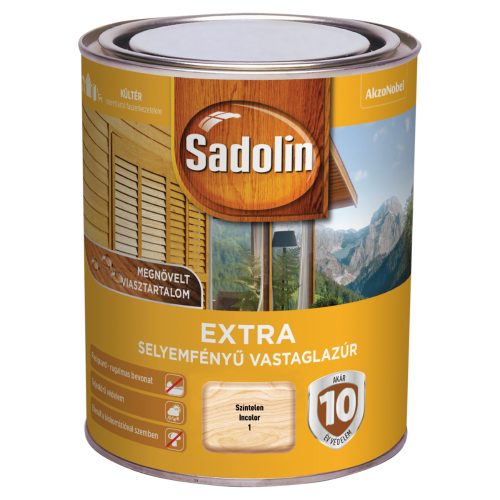 Sadolin extra vastaglazúr színtelen 0,75L