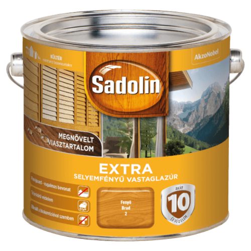Sadolin extra vastaglazúr színtelen 2,5L