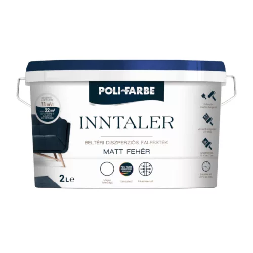 Poli-Farbe Inntaler fehér beltéri diszperziós falfesték 15L