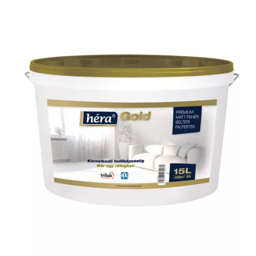 Héra Gold fehér belső falfesték 15L