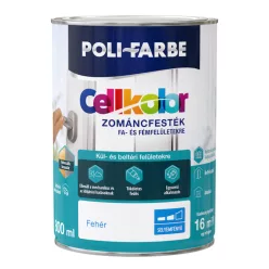   Poli-Farbe Cellkolor selyemfényű zománcfesték fehér 0,8L