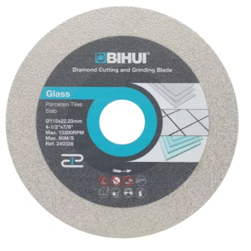 Bihui gyémánttárcsa üvegvágáshoz és csiszoláshoz 30/125 mm (DPG125)