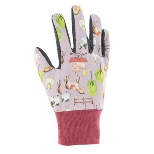 Ramda gyerek kesztyű farm rózsaszín 7-8 éveseknek