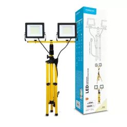  Modee LED Reflektor Munkalámpa állvánnyal 2x50W 120° 4000K 10000 lumen (ML-FLSWS4000K2X50WN)