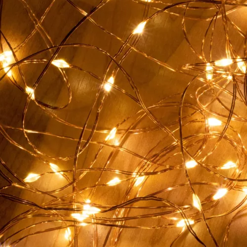 Home micro LED-es melegfehér fényfüzérköteg 200db (ML 200/WW)